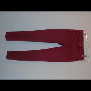 Maroon Jeans